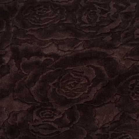 Cuddle 3 Extra Wide Rose Burnout Limited Edition Brown Fabric per yard Shannon Fabrics