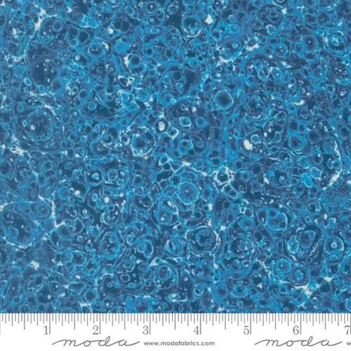 Curated In Color Blue 44"/45" Fabric Per Yard Moda Fabrics & Supplies