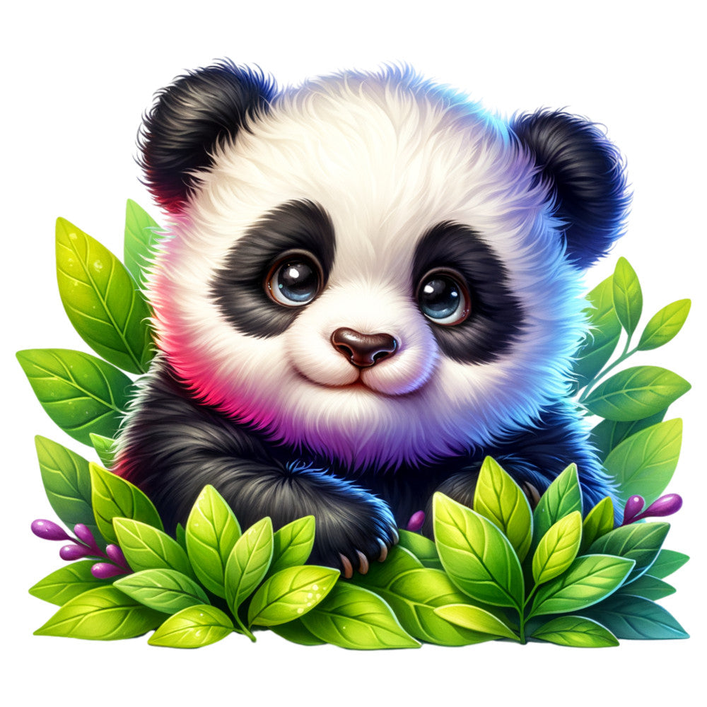Cute Panda Fabric Panel 9