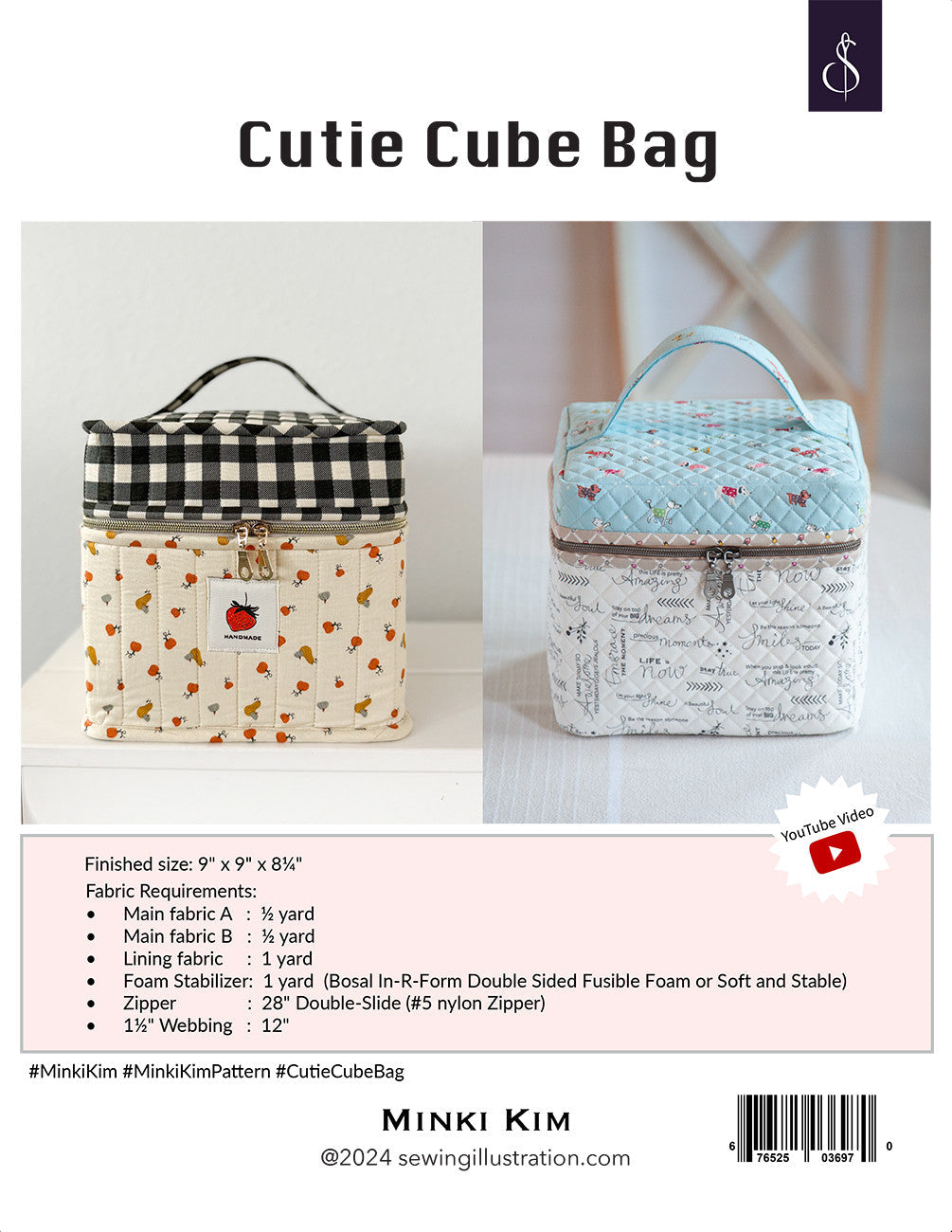 Cutie Cube Bag Pattern