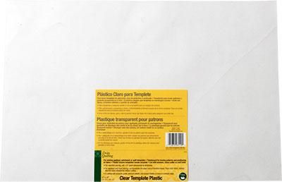 Clear Template Plastic