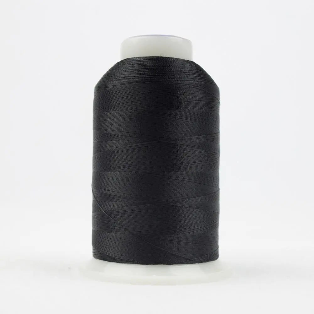 DB101 - DecoBob™ Cottonized Polyester Black Thread WonderFil USA