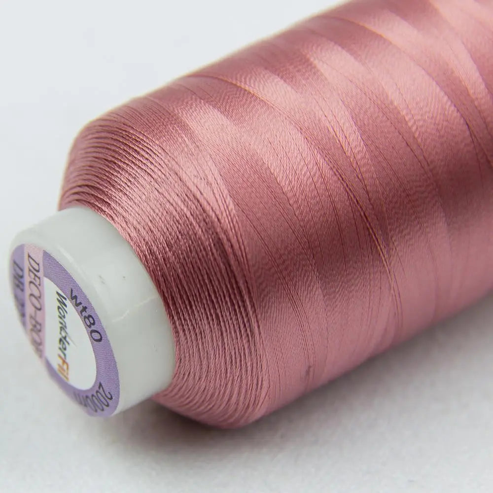 DB221 - DecoBob™ Cottonized Polyester Dusty Rose Thread WonderFil USA