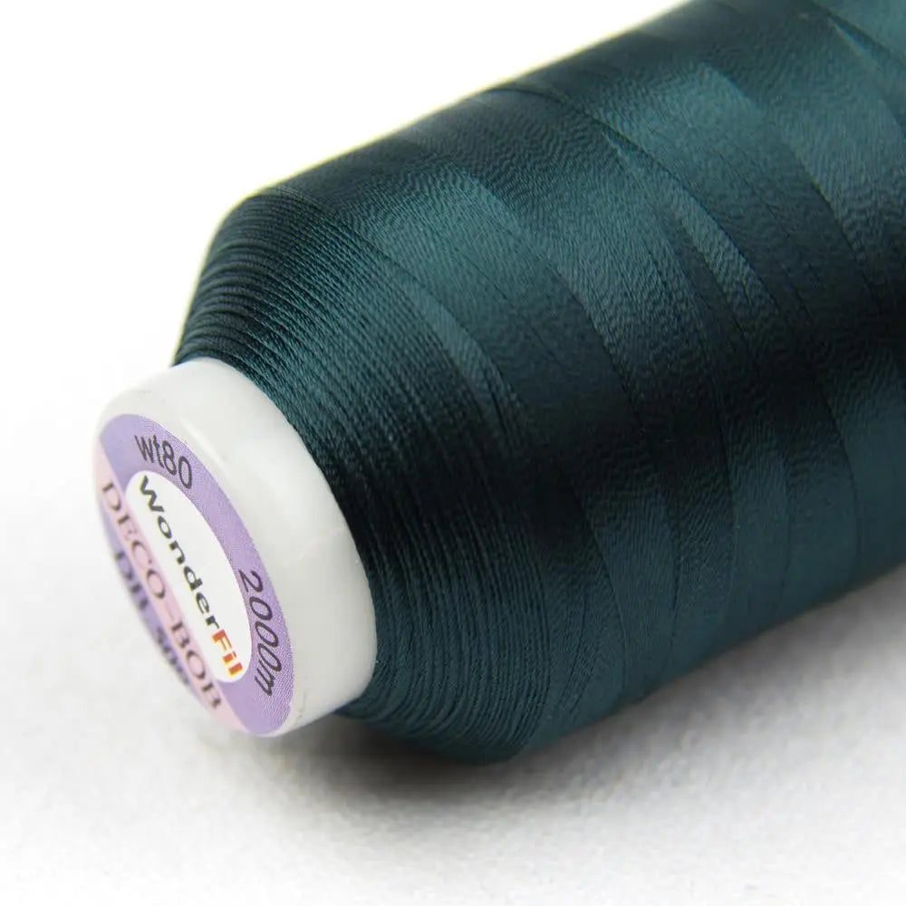 DB509 - DecoBob™ Cottonized Polyester Dark Green Thread WonderFil USA