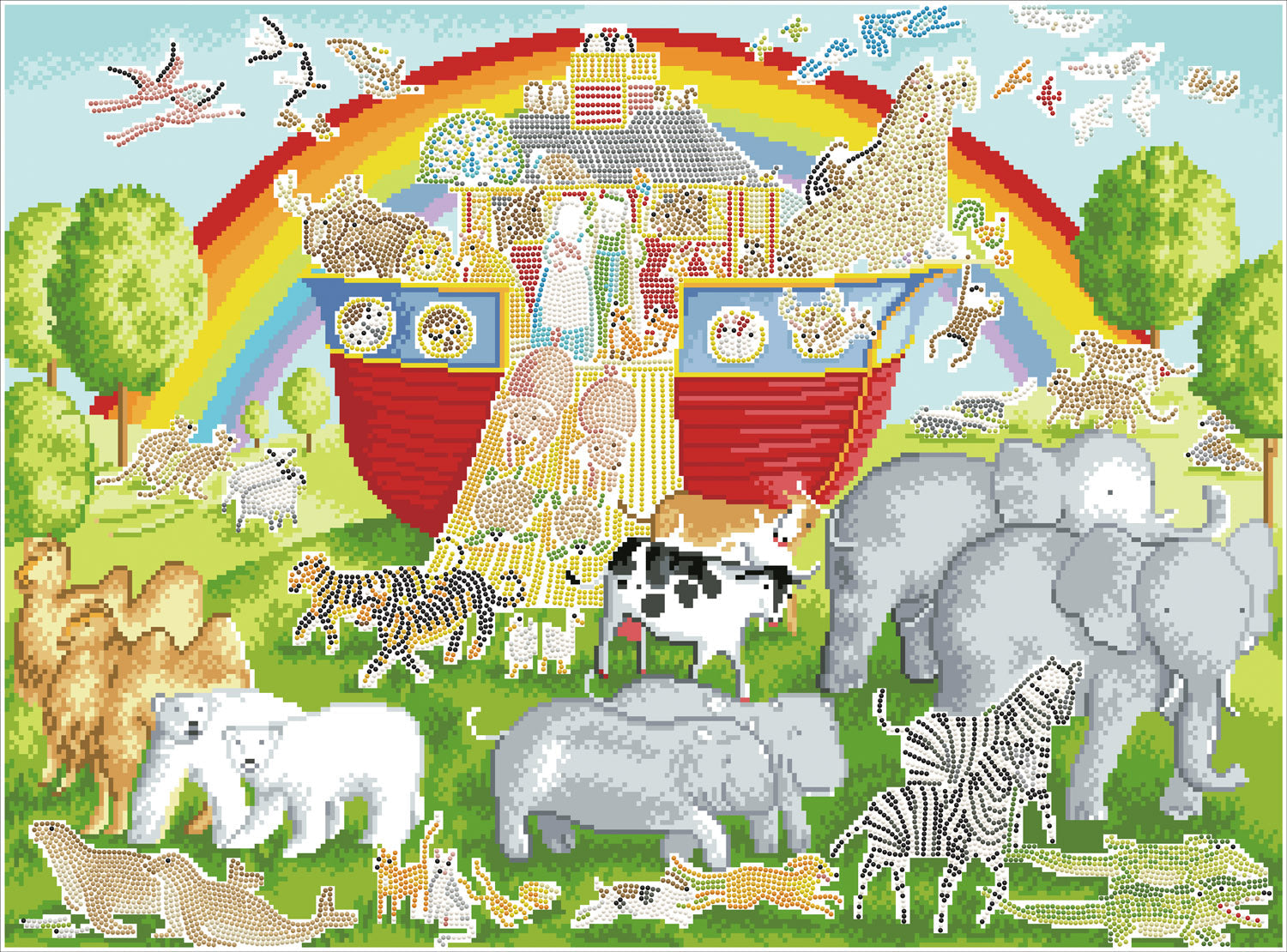 Diamond Dotz Noah's Ark - 22.4" x 30.3"