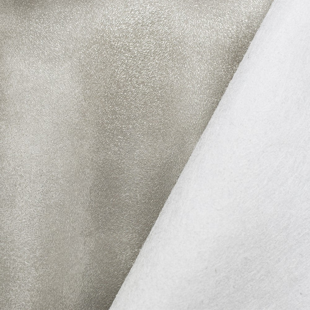 Silver Gray Majilite Faux Leather Upholstery Fabric