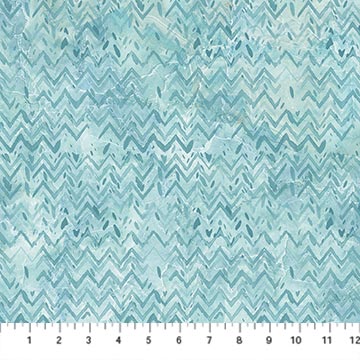 Canyon Stonehenge Chevron Blue Cotton 43"/44" Fabric Per Yard