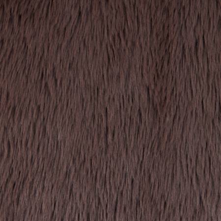 Shannon Fabrics Dreamy Fur minky fabric in Brown
