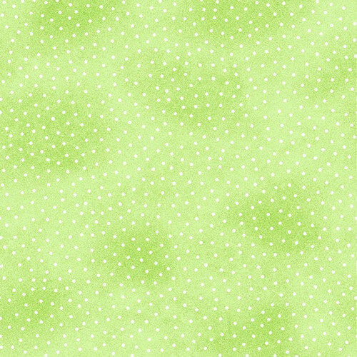 Comfy Flannel - Dots - Green  44"/45" Cotton Flannel Fabric per yard
