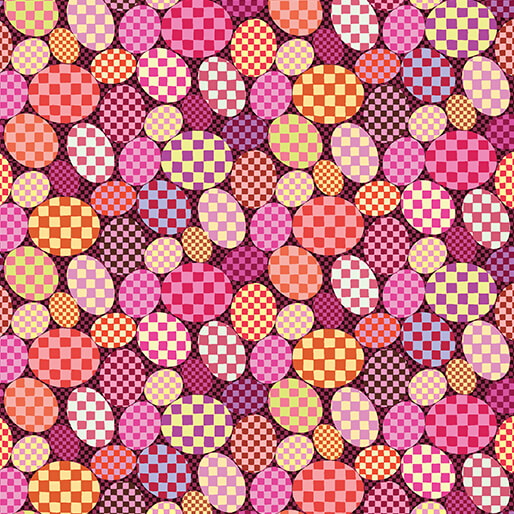 Delight - Sweets - Berry 44" / 45" Fabric Per Yard