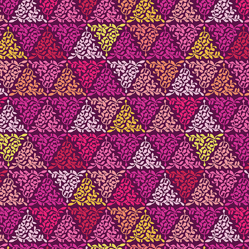 Truly - Vines - Fig 44" / 45" Fabric Per Yard