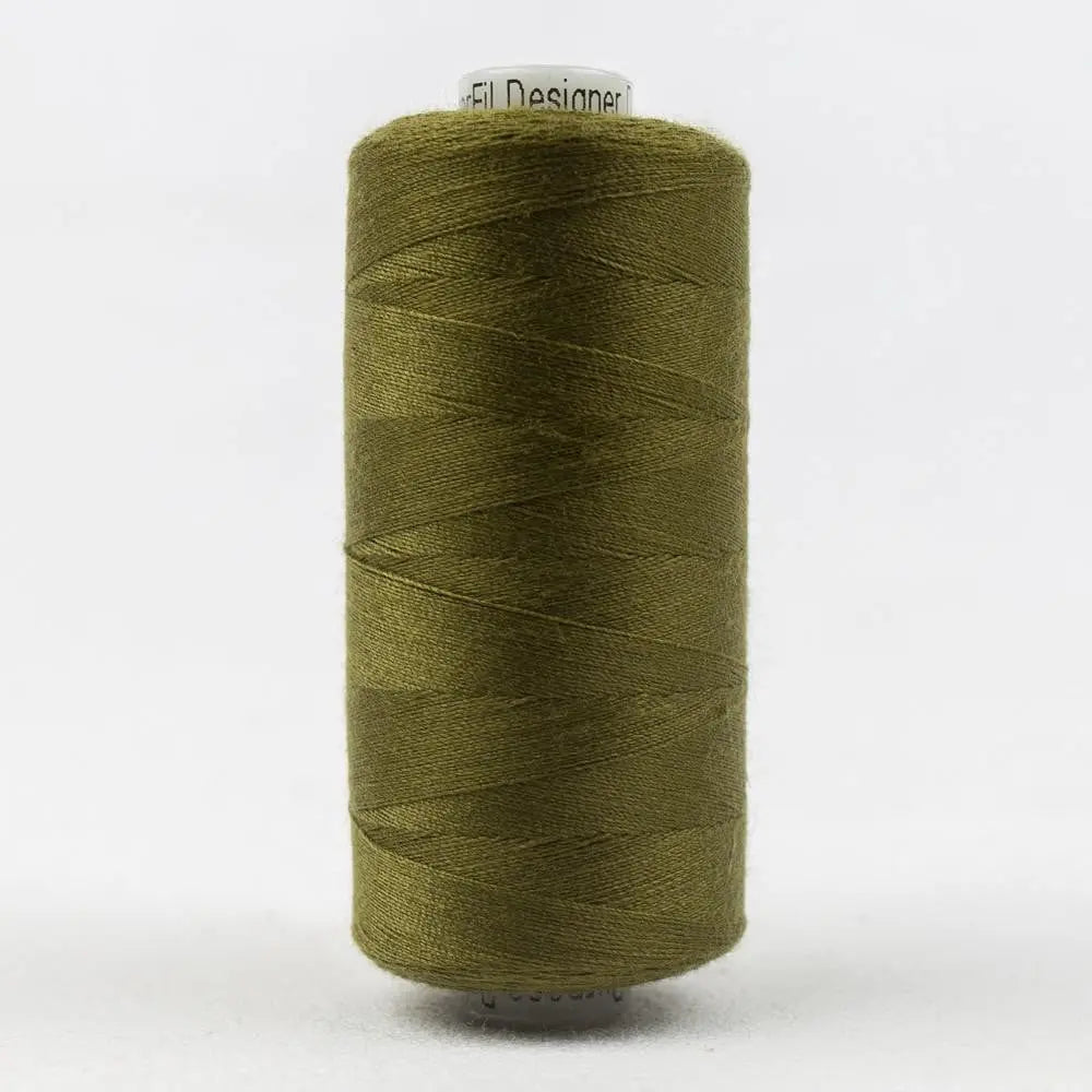 DS104 - Designer™ All purpose 40wt Polyester Olive Thread WonderFil USA