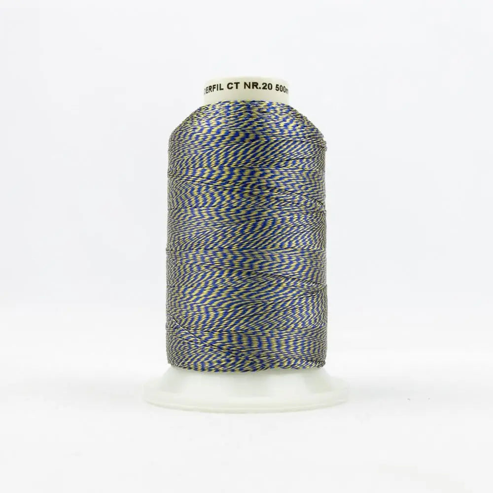 DT18 - D-Twist™ 20wt  Rayon Royal Blue Thread WonderFil USA