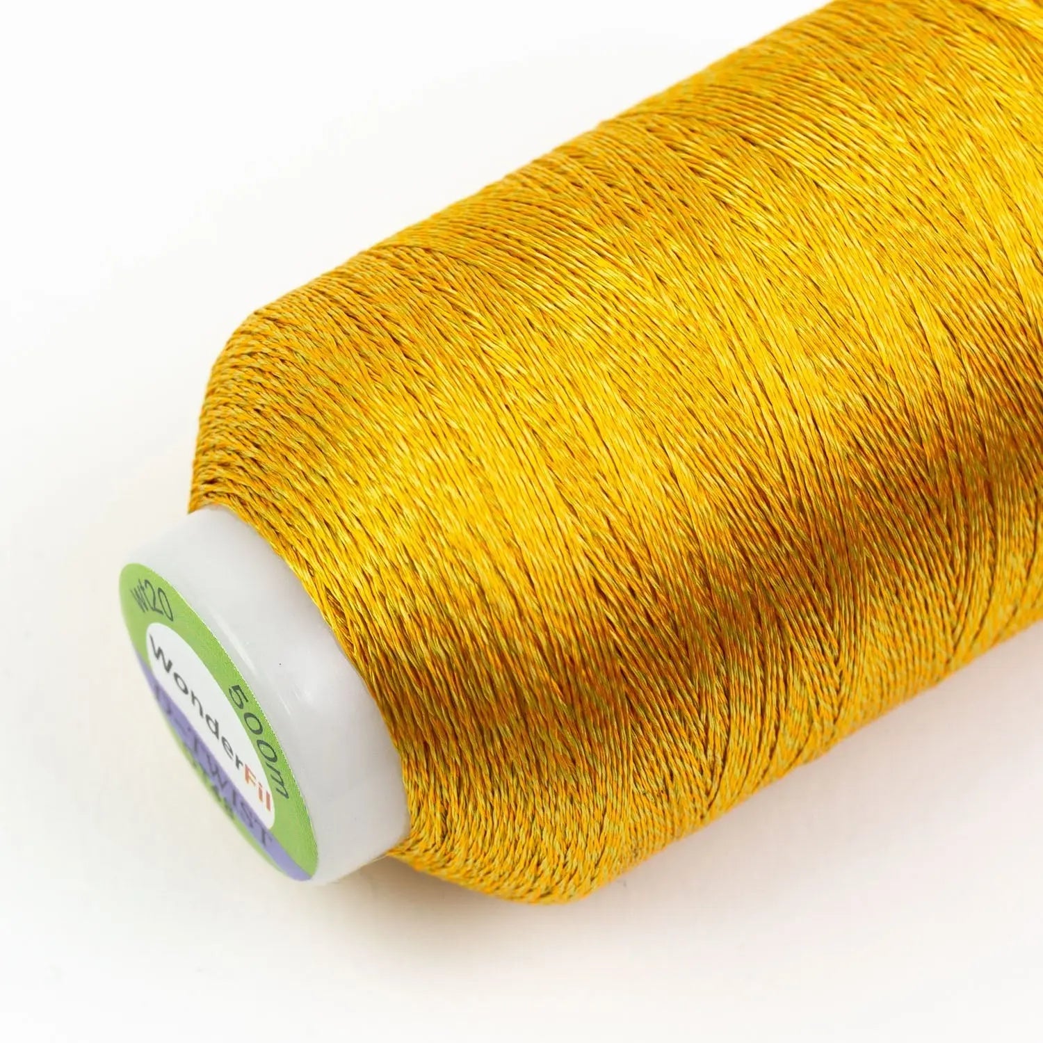 DT48 - D-Twist™ 20wt Rayon Gold Thread WonderFil USA