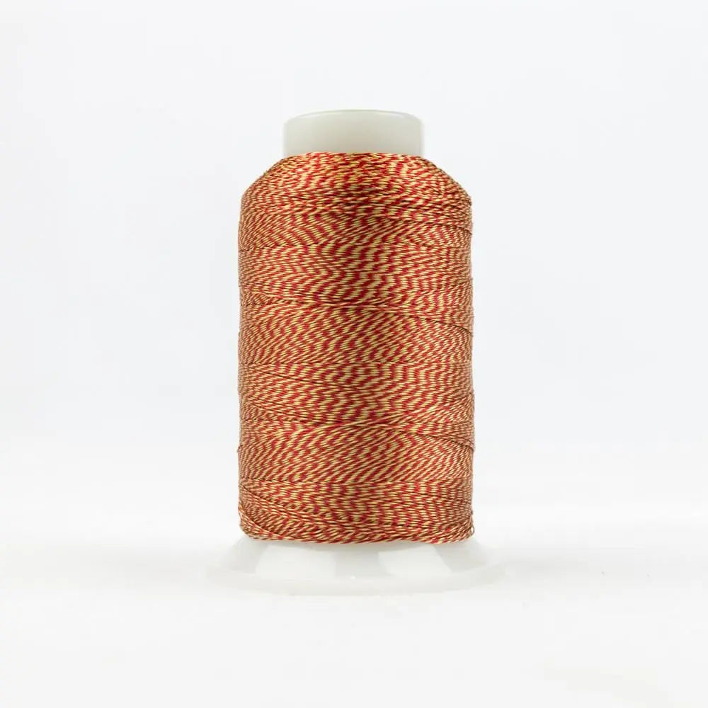 DT79 - D-Twist™ 20wt  Rayon Red Gold Thread WonderFil USA