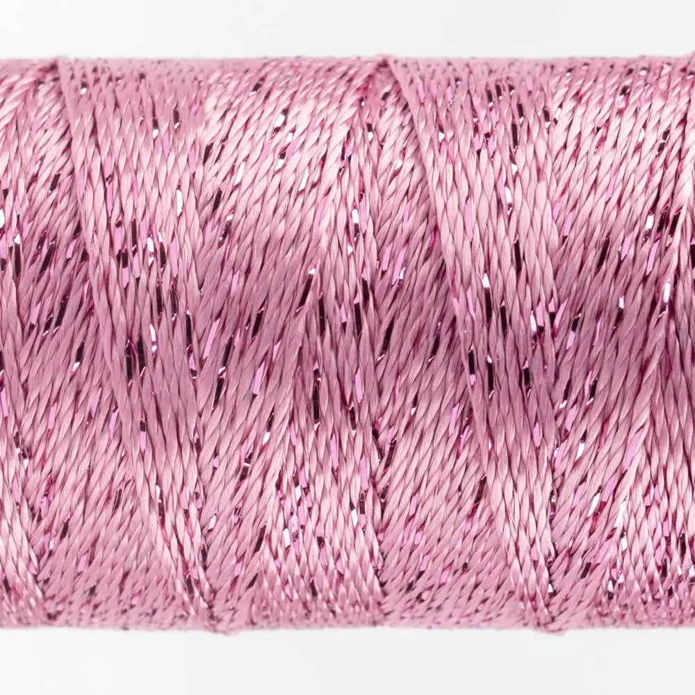 DZ1201 - Dazzle™ Rayon and Metallic Baby Pink Thread WonderFil USA