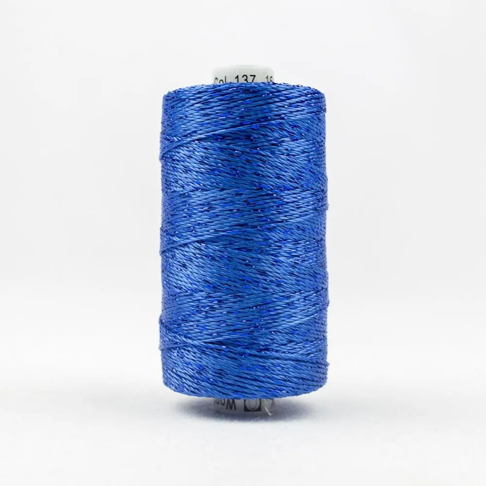 DZ137 - Dazzle™ Rayon and Metallic True Blue Thread WonderFil USA