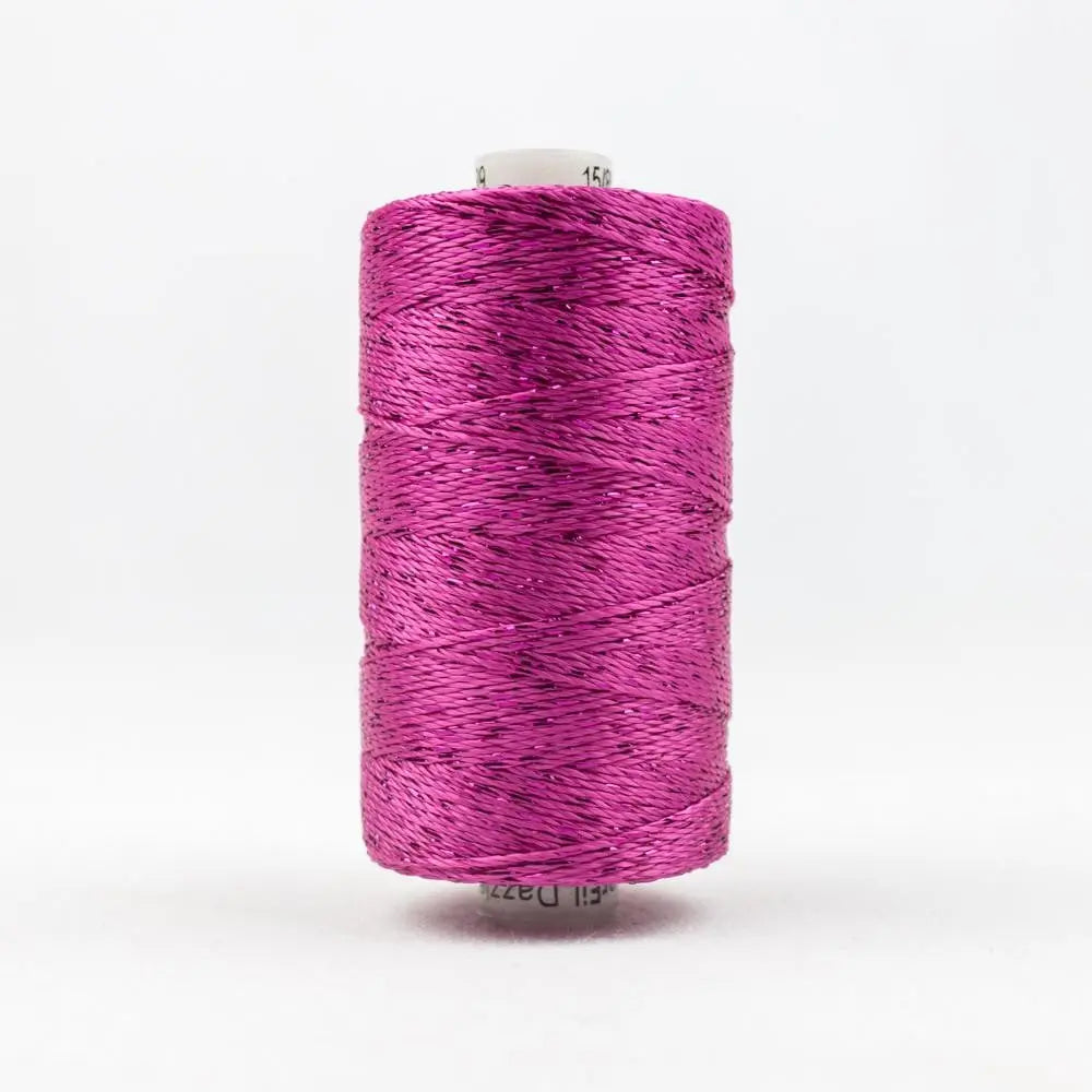DZ39 - Dazzle™ Rayon and Metallic Fuschia Thread WonderFil USA