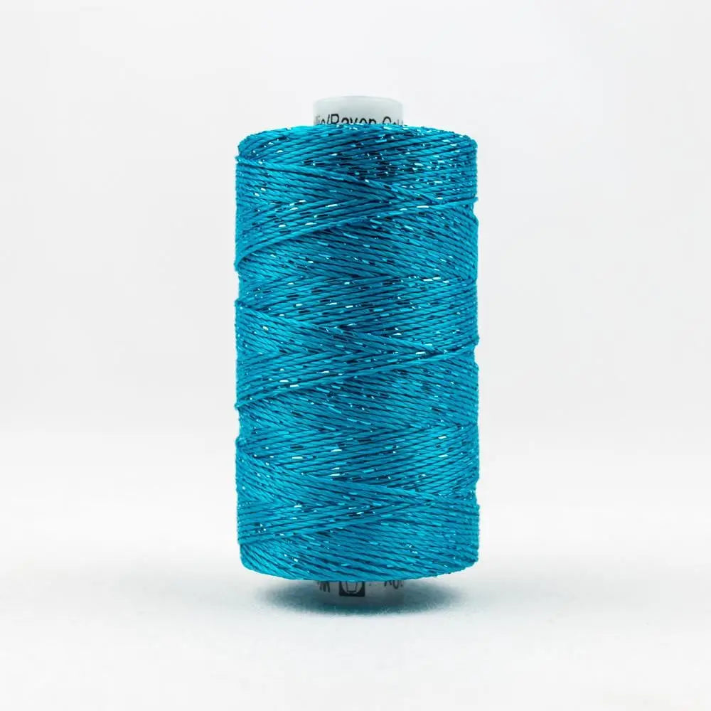 DZ538 - Dazzle™ Rayon and Metallic Dark Turquoise Thread WonderFil USA