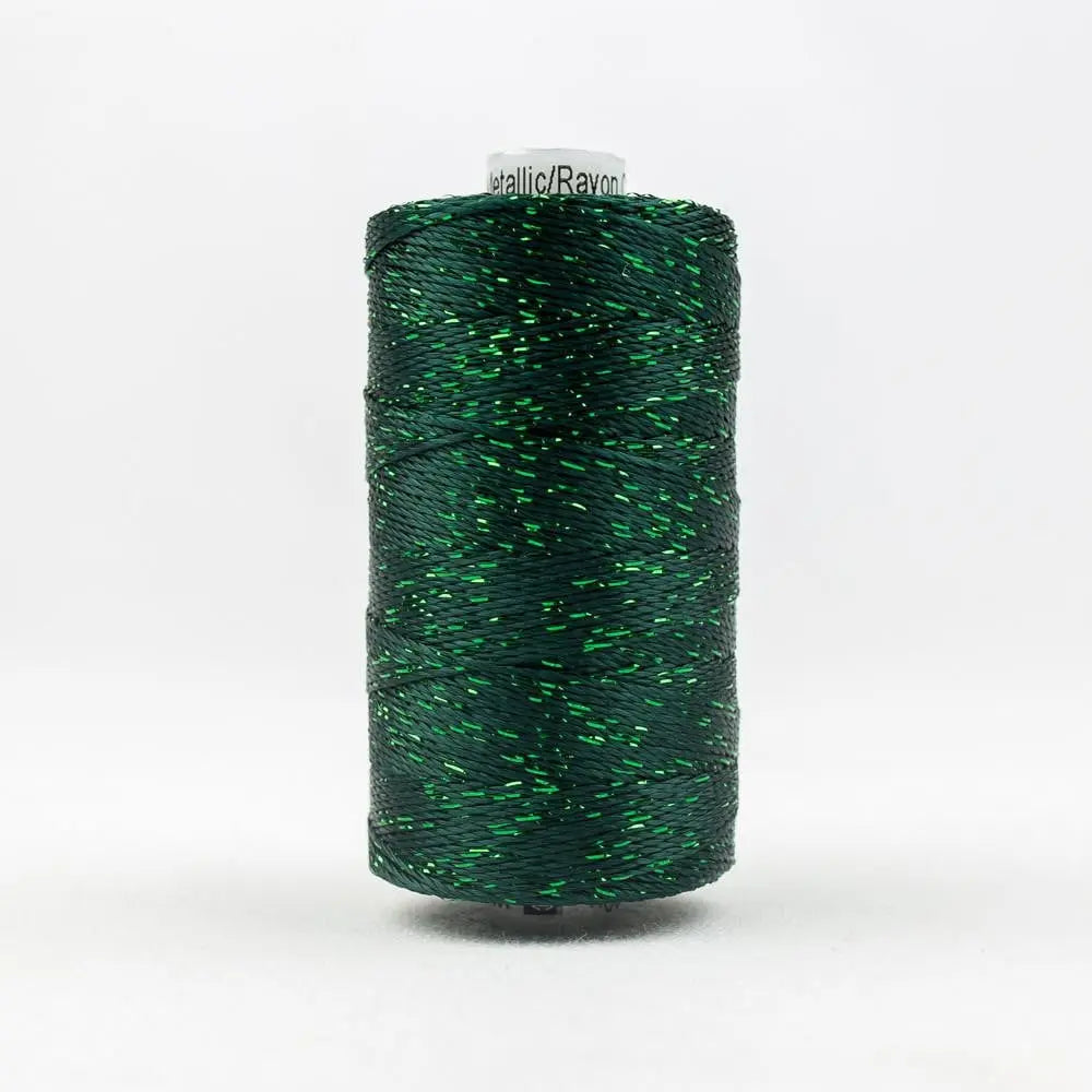 DZ566 - Dazzle™ Rayon and Metallic Forest Green Thread WonderFil USA