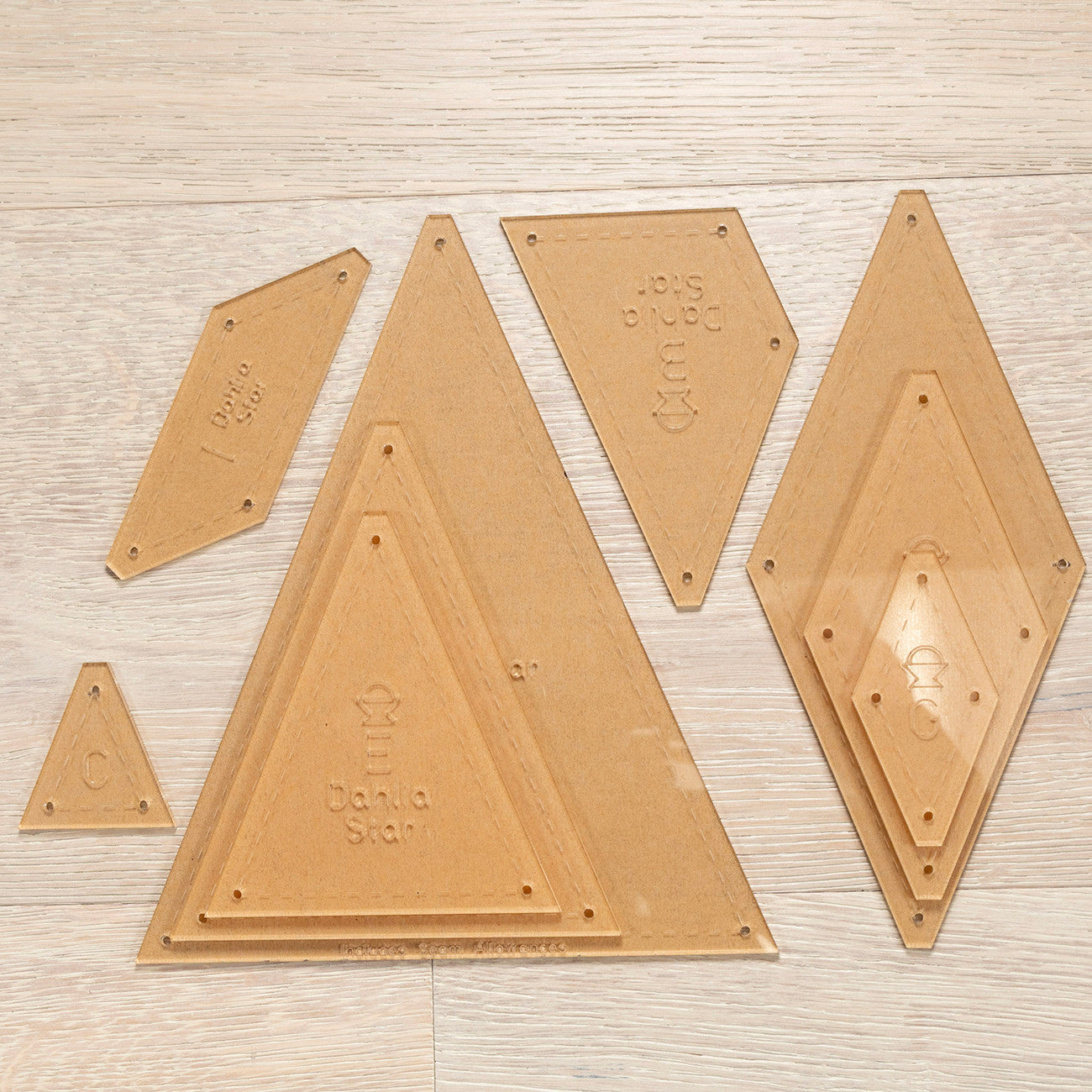 Dahlia Star Templates