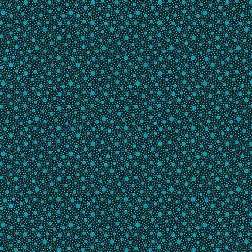 Dapple Dot Teal Affinity Cotton 44"/45" Fabric Per Yard Benartex Inc