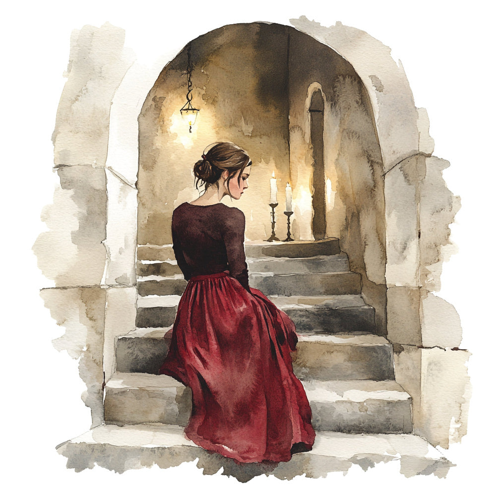 Dark Academia Fabric Panel 14