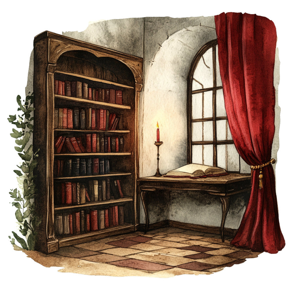 Dark Academia Fabric Panel 8