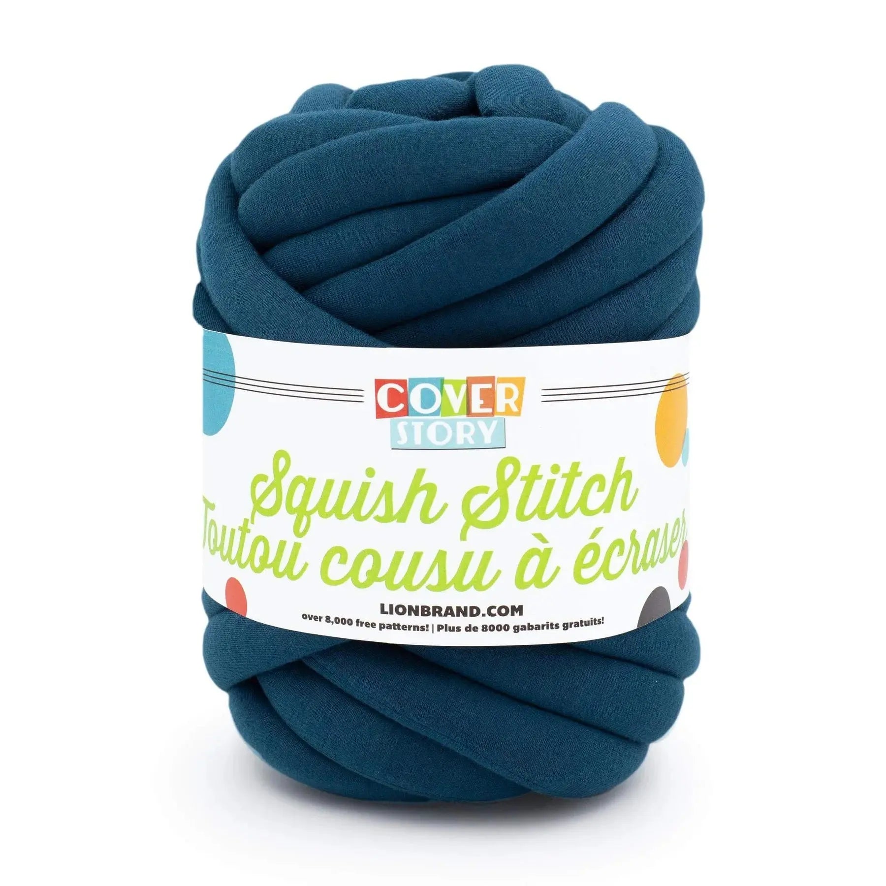 Dark Blue Green Mallard Squish Stitch Yarn - Linda's Electric Quilters