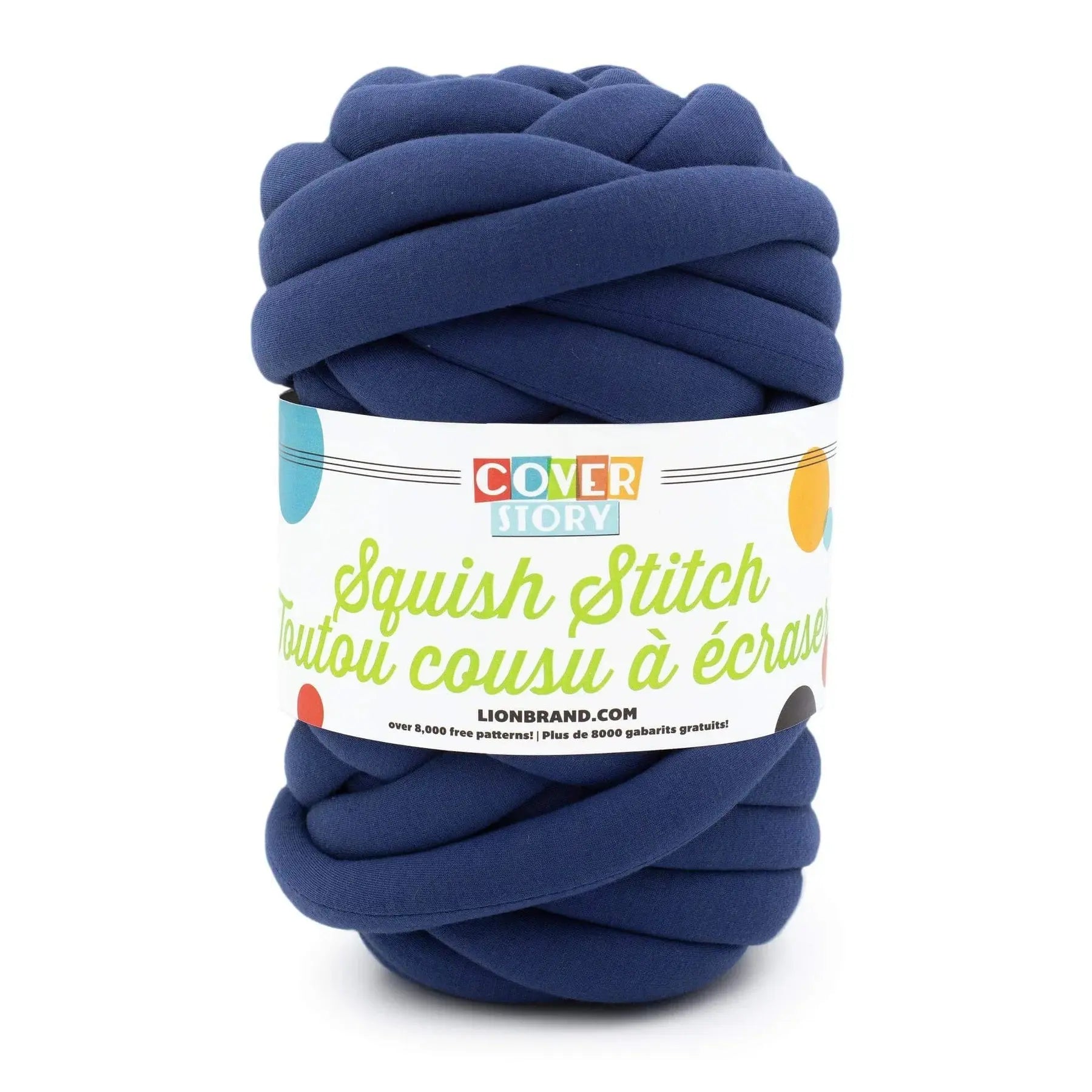 Dark Blue Navy Peony Squish Stitch Yarn - Linda's Electric Quilters