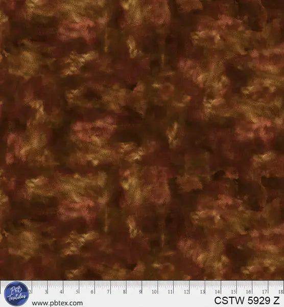 Dark Brown Color Stories Cotton Wideback Fabric per yard P&B Textiles