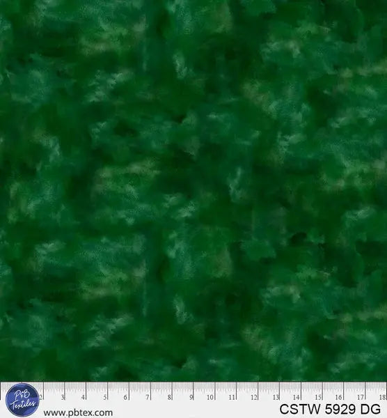 Dark Green Color Stories Cotton Wideback Fabric per yard P&B Textiles