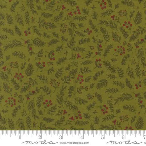 Dark Green Emmitt And Ivy Holly Blenders 44"/45" Fabric Per Yard