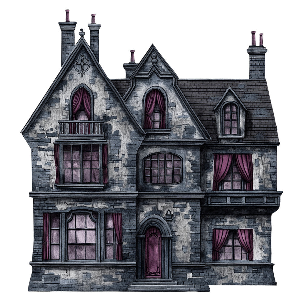 Dark Romance Fabric Panel 36