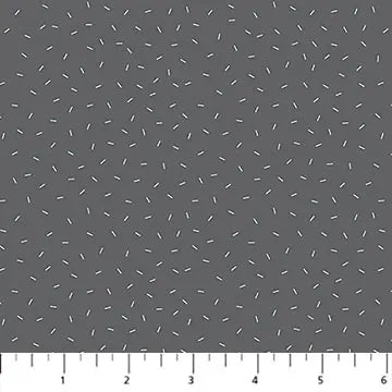 Dashes Gray Dewfall Cotton 44"/45" Fabric Per Yard Figo Fabrics