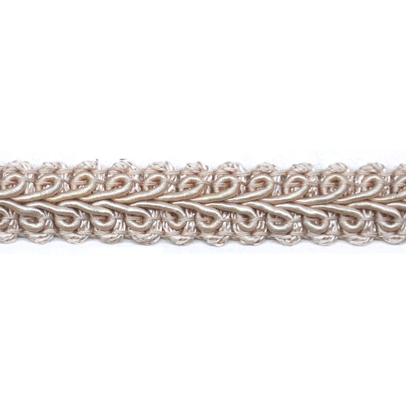 Decorative French-style Gimp Trim, 1/2-inch X 5 yards - For Furniture, Pillows, Drapery & Sewing Crafts