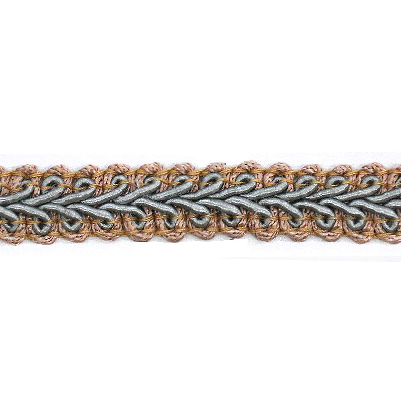 Decorative French-style Gimp Trim, 1/2-inch X 5 yards - For Furniture, Pillows, Drapery & Sewing Crafts