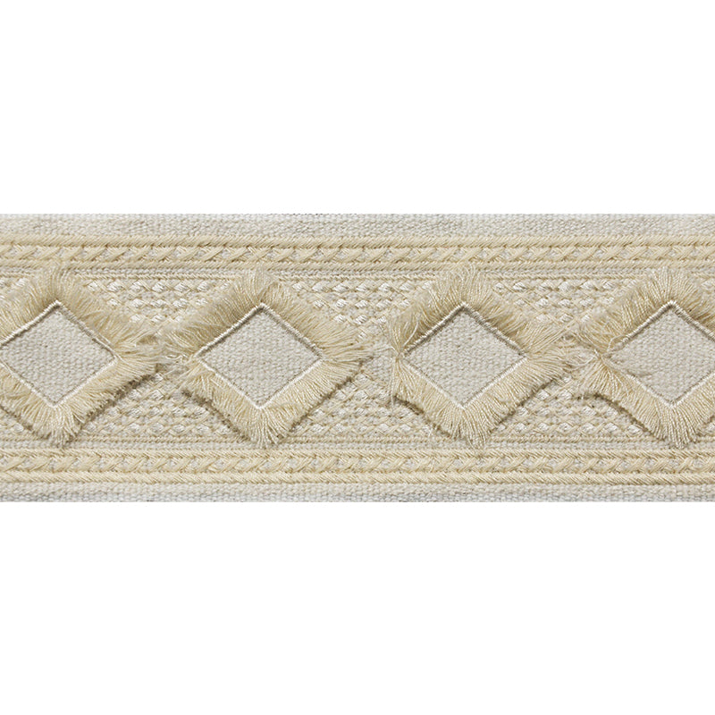 Decorative Woven Trim Tape - 2" Width (25 Yard Roll)  - BR-7547