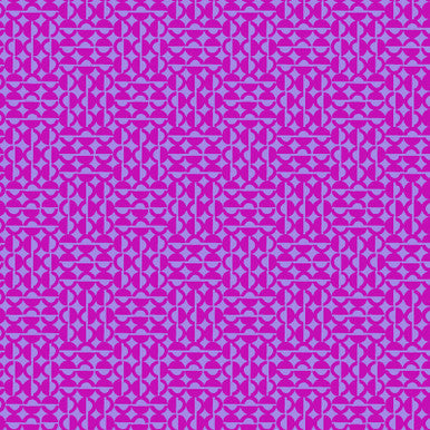 Deep Violet Wink Colorblock Party 43/44" Cotton Fabric Per Yard