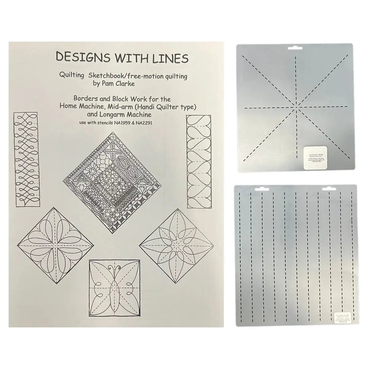 Designs with Lines Mini Kit Linda's Electric Quilters