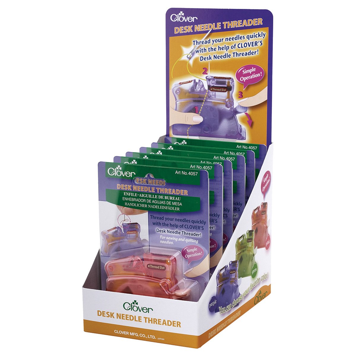 Desk Needle Threader Display Assortment