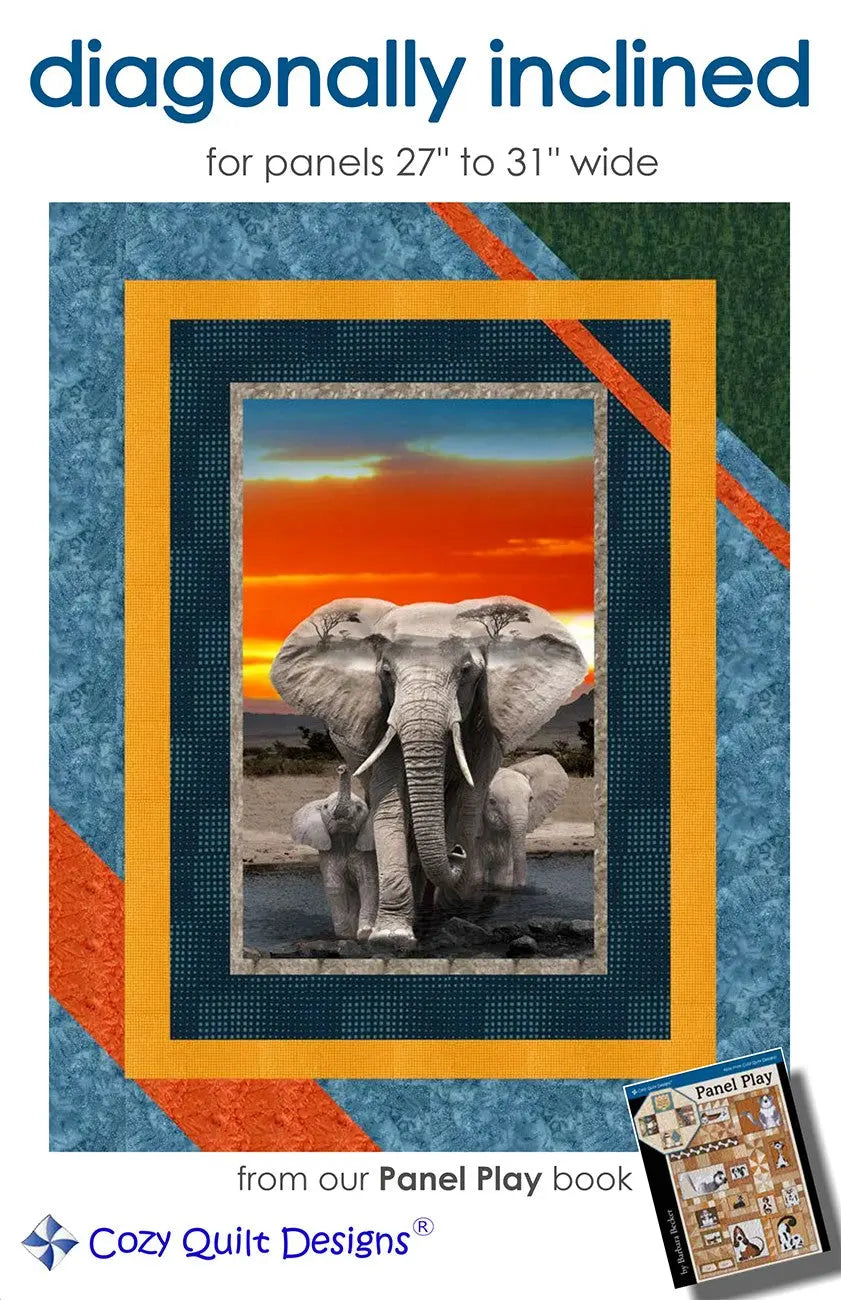 Diagonally Inclined - Linda's Electric Quilters