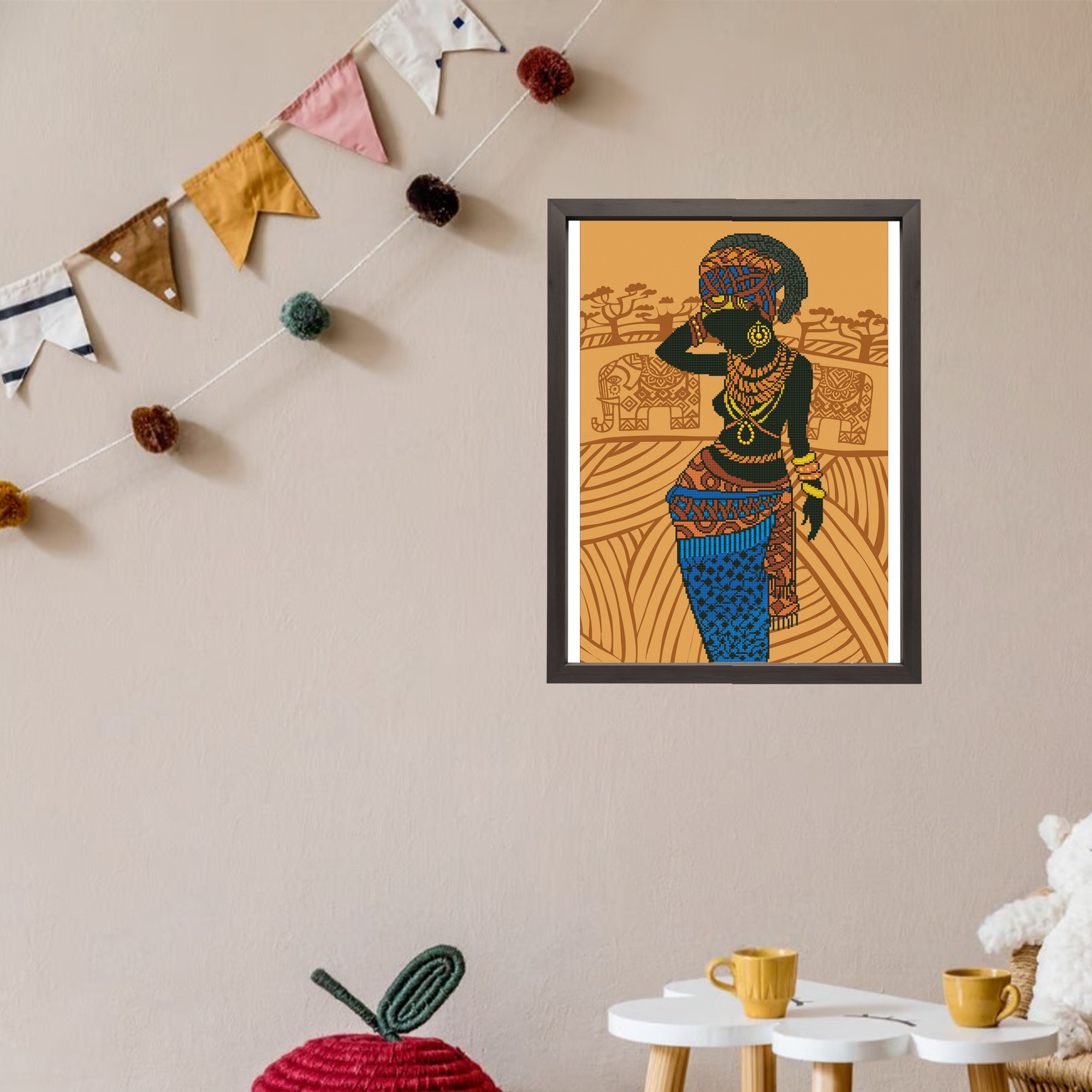 Diamond Dotz African Princess - 20.5" x 29.9"