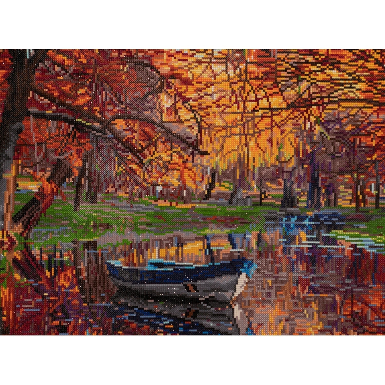 Diamond Dotz Autumn Lake Diamond Painting Artwork Kit