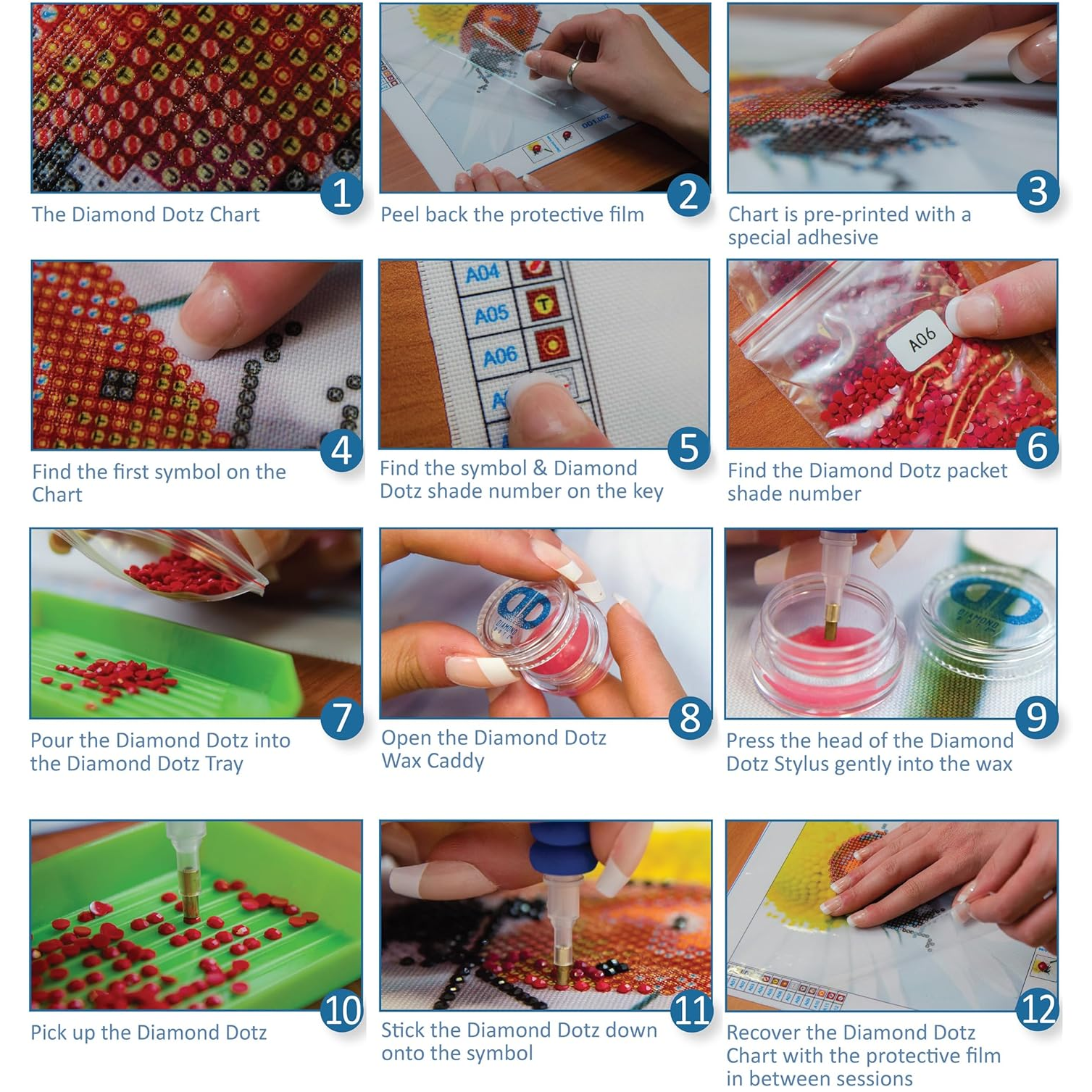 Diamond Dotz Bohemian Bear - 16.1" x 20.1"