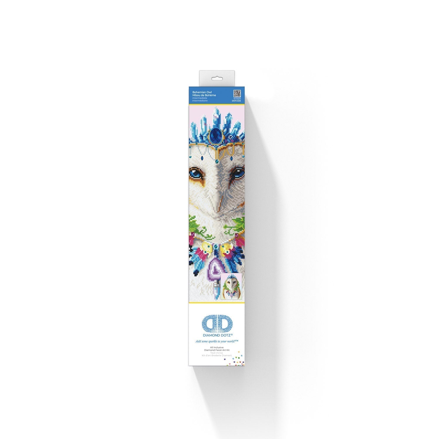 Diamond Dotz Bohemian Owl - 16.1" x 20.1"