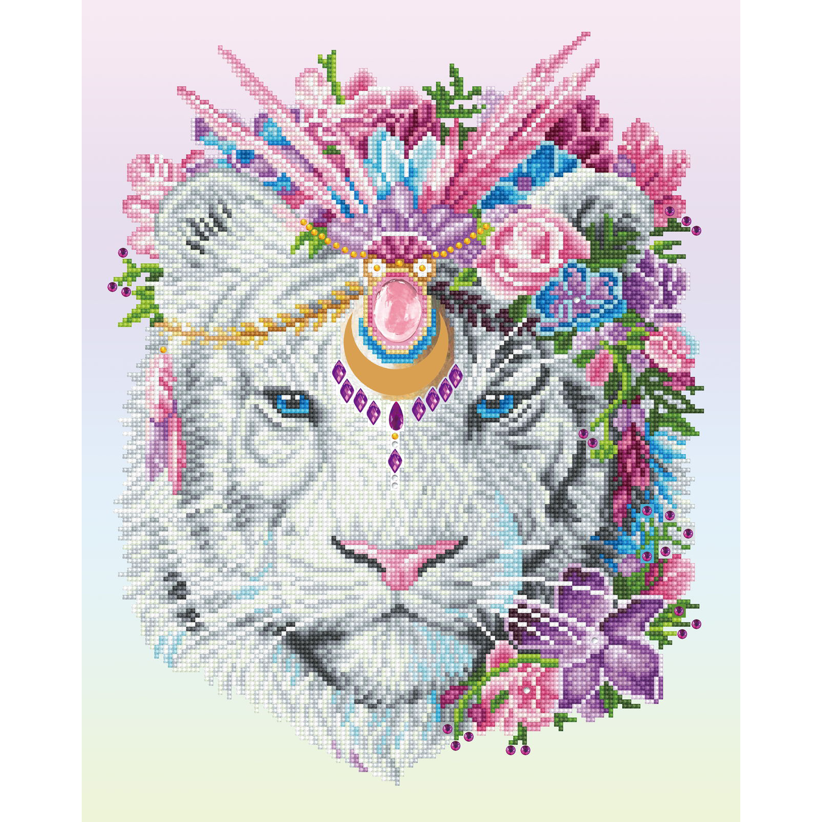 Diamond Dotz Bohemian Tiger - 16.1" x 20.1"