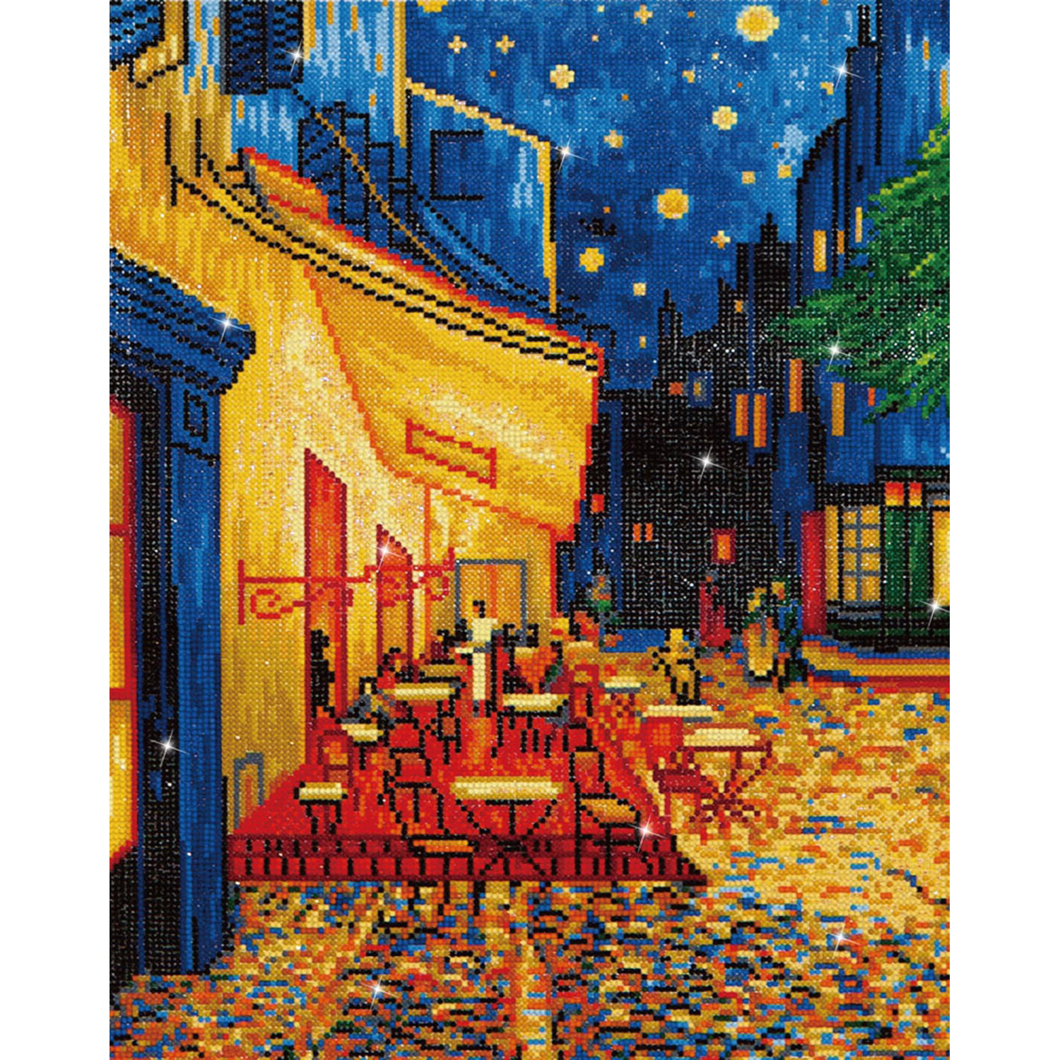 Diamond Dotz Cafe At Night (Van Gogh) - 16.5" x 20.5"