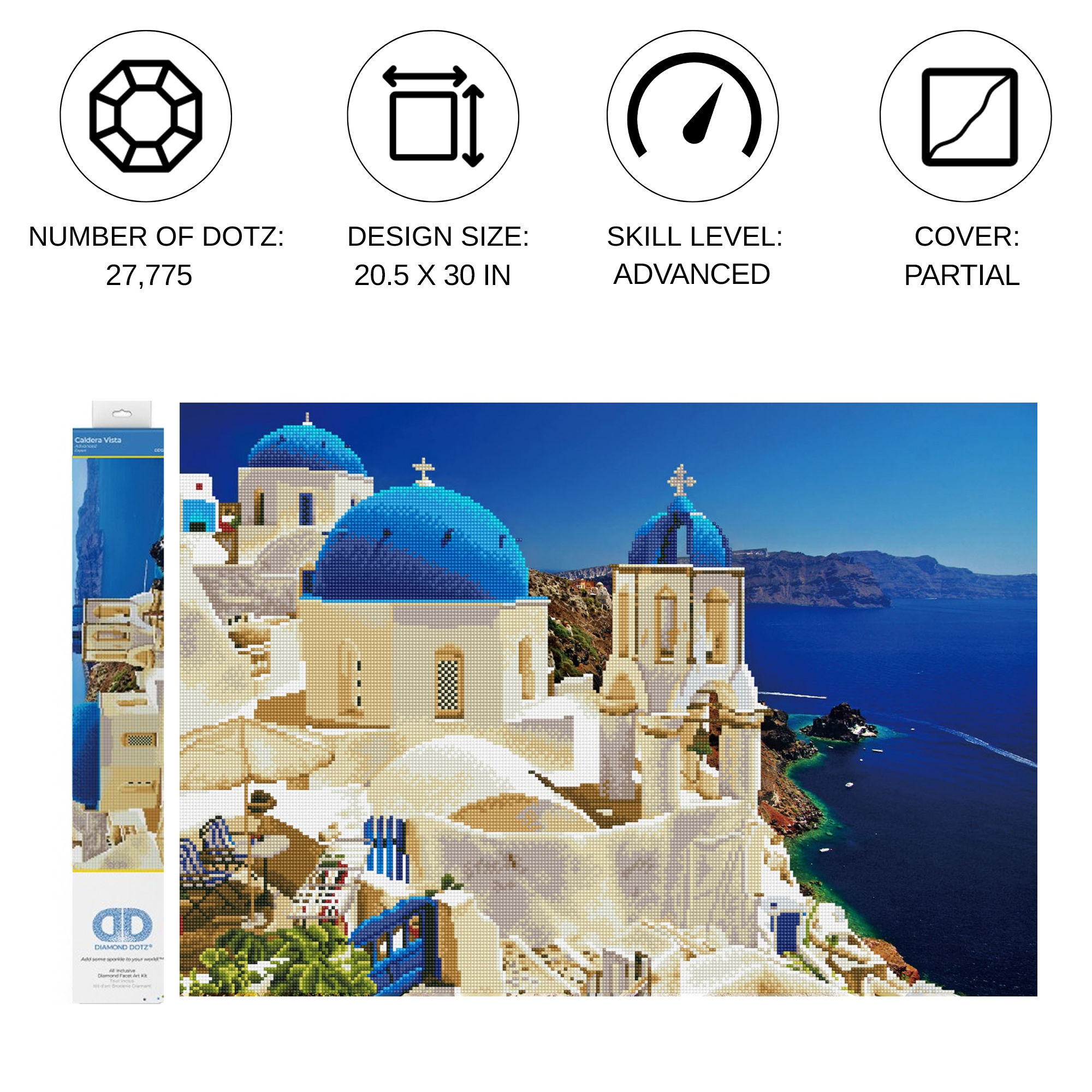 Diamond Dotz Caldera Vista - 29.9" x 20.5"