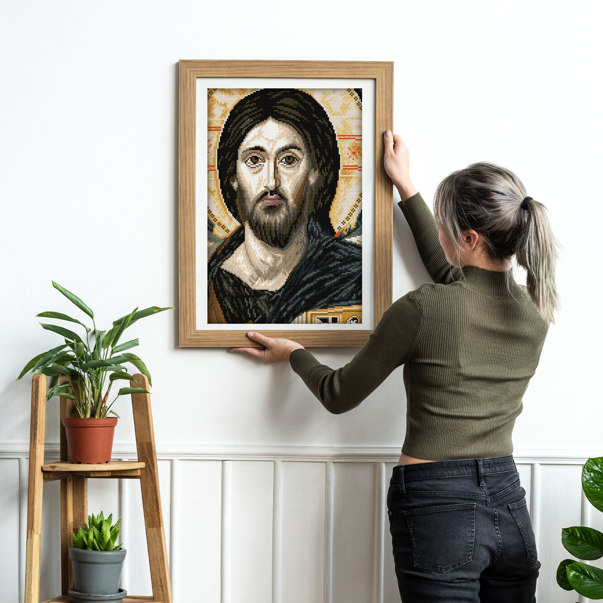 Diamond Dotz Christ Pantocrator Sainai - 15.8" x 19.7"